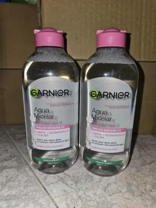 Garnier Agua Micelar Pieles Sensibles 2x400ml