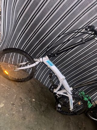 Bicicleta Plegable Blanca