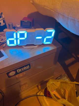 Sveglia LED RGB Digitale da Parete/Comodino