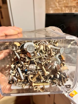 Lote tornillos, tuercas, arandelas y muelles