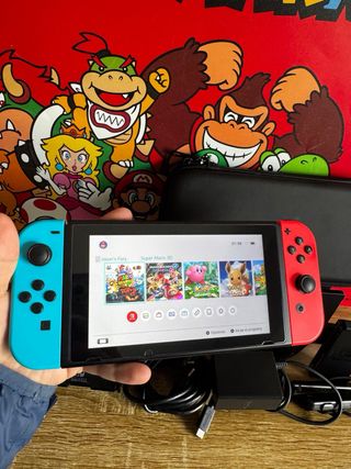 Nintendo Switch Como nueva con accesorios original