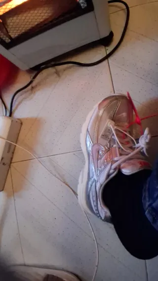 Tenis Nike Plateados Sin Uso