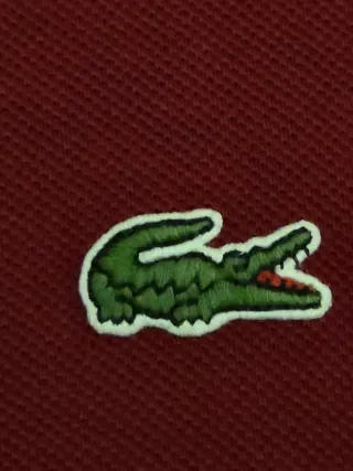 Polo Lacoste Rojo Talla XXL