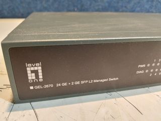 Switch Gestionable L2 GEL-2670 24xGbE + 2xSFP Rack 19"