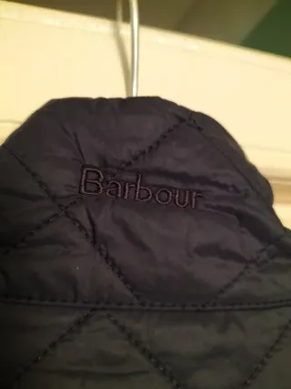 Chaleco Barbour acolchado azul hombre