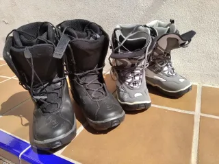 Tavole e scarponi da snowboard