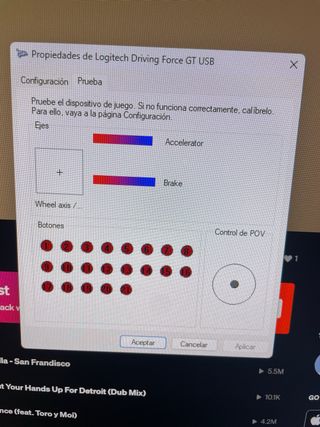 Volante FFB Logitech Driving Force GT