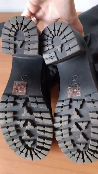 Stivali donna neri tacco alto n.37