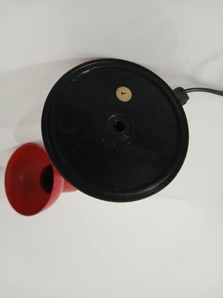 Lampada da Tavolo Stilplast Vintage Anni 70 Rossa