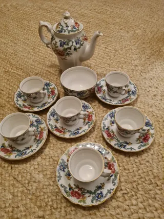 Juego de café inglés Booths Floradora