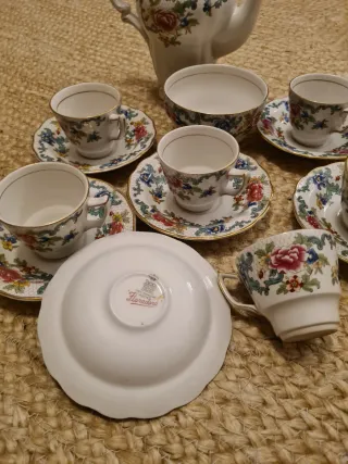 Juego de café inglés Booths Floradora