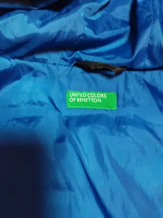 Plumífero niño 10-12 años o 150 cm Benetton negro