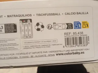 Futbolín Infantil LED 60x32cm