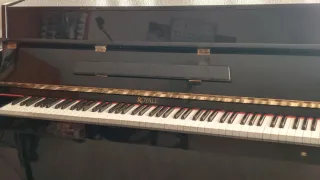 Piano de pared ROYALE Negro Brillo