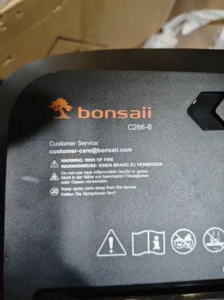 Trituradora de papel Bonsaii