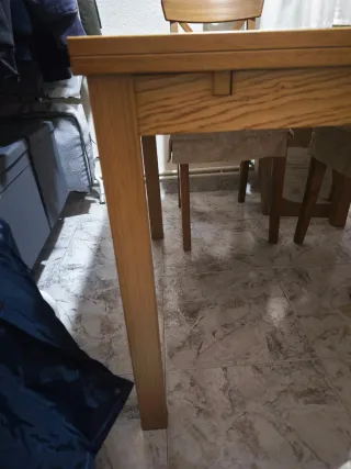 Solo 3 Dias!!Mesa de comedor extensible de madera