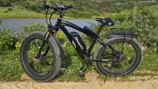 Bici Eléctrica Shengmilo Fat Bike Negra