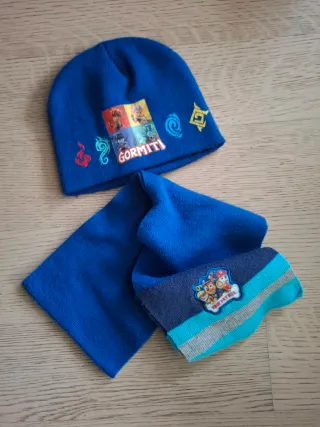 Set Sciarpa e Cappellino Blu