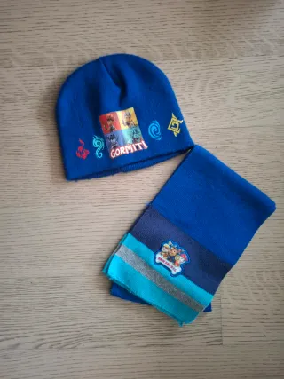 Set Sciarpa e Cappellino Blu