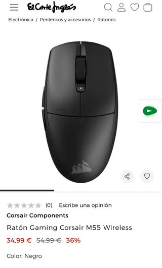 Pack Gamer Corsair Teclado, Mouse y Mousepad
