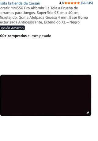 Pack Gamer Corsair Teclado, Mouse y Mousepad