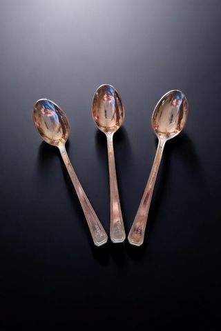 Set 3 cucchiaini vintage Lavazza silver plated