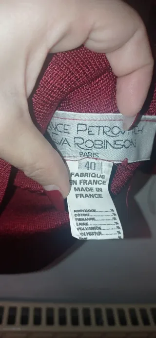 Elegante maglione donna rosso