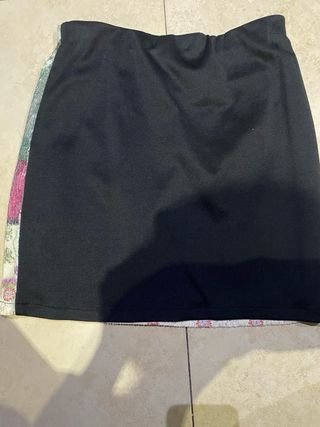 Minifalda lentejuelas patchwork