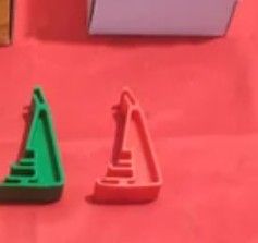 20 peraltes Scalextric rojos