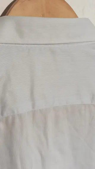 Camisa Zara Slim Fit Azul Talla L