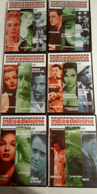 Mitos del cine 32 DVDs 102 Películas