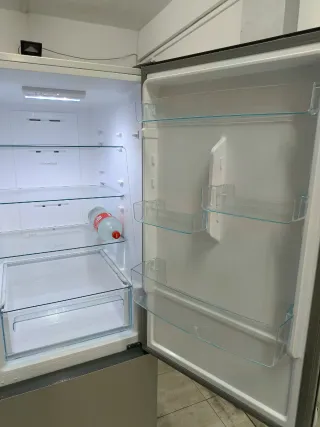 Nevera Candy plateada