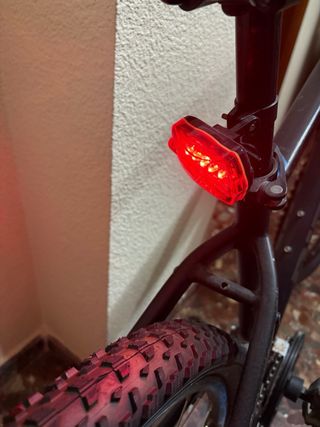 Bicicleta Rockrider 520 Btwin Negra y Azul