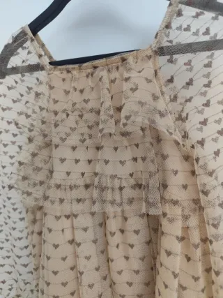 Vestido Zara Talla 6 Corazones