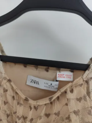 Vestido Zara Talla 6 Corazones