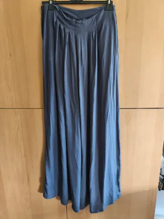 Pantalón ancho azul talla M