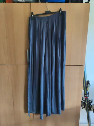 Pantalón ancho azul talla M