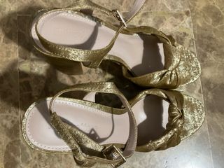 Zapatos de fiesta Tintoretto dorados