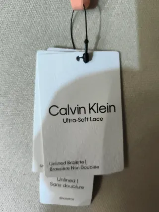 Sujetador Calvin Klein Rosa Encaje