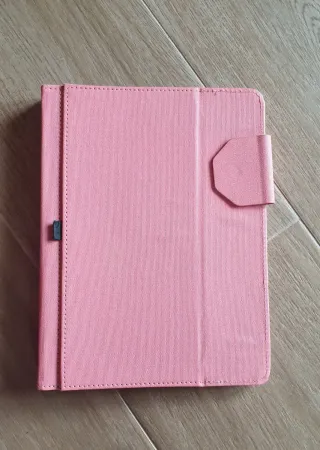 Funda con teclado para Tablet,color coral
