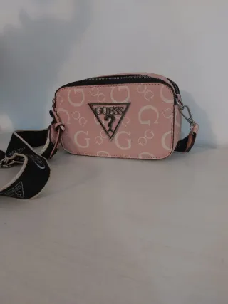 Bolso  Rosa y Negro nuevo a estrenar.