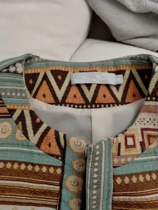 Cappotto leggero etnico Lucy Wang taglia M