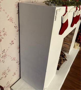 Chimenea de atrezzo decorativa