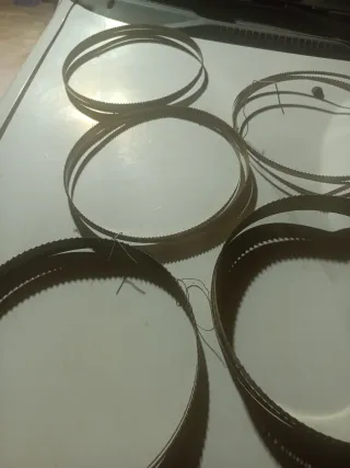 Sega a nastro quasi nuova + 6 seghe