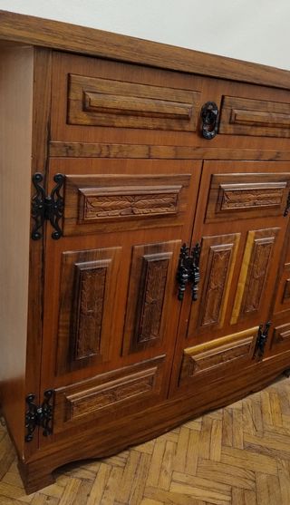 Mueble de entrada madera