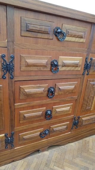 Mueble de entrada madera