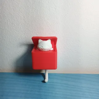 Appendi chiavi gatto rosso