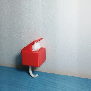 Appendi chiavi gatto rosso