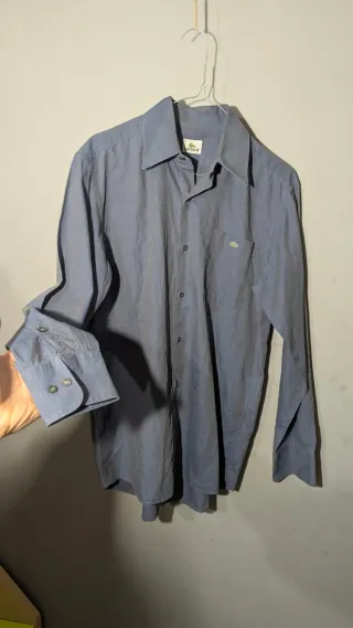 Camicia Lacoste Uomo Blu Taglia M