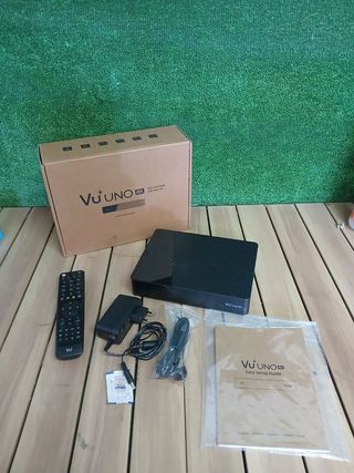 Decodificador satélite VU+ UNO 4K Linux E2